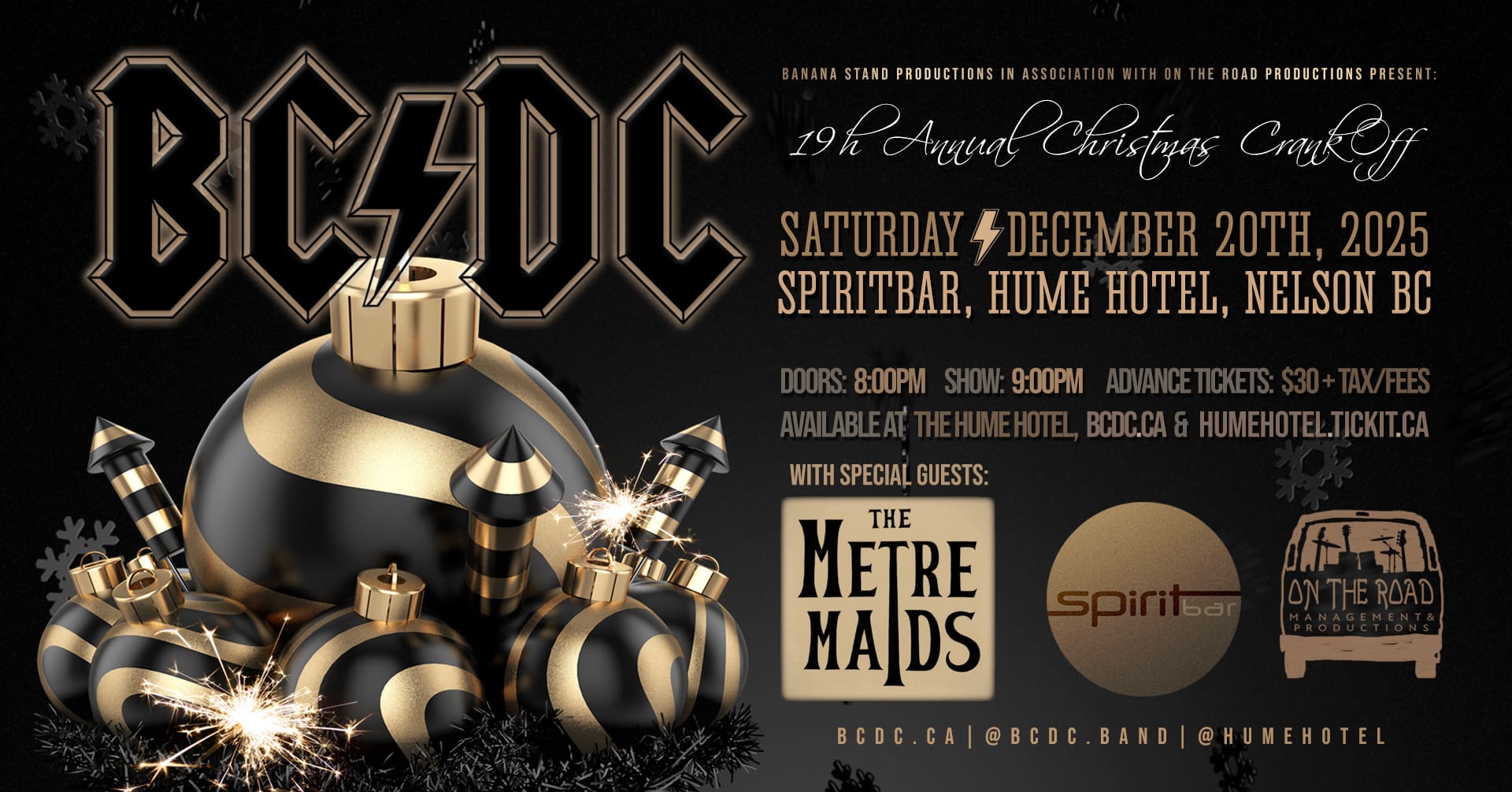 Christmas CrankOff 2025! | ACDC Tribute Band BCDC