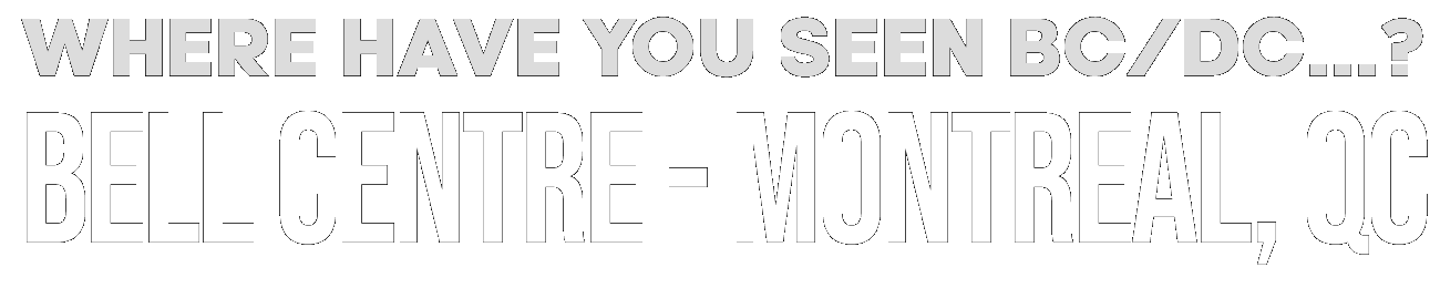 Where have you seen BC/DC? Where have you seen BC/DC?
